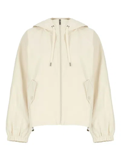 Max Mara Hooded Jacket In 中性色