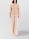 Max Mara Hooded Long Sleeve Knit Sweatshirt In Multi