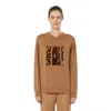 Max Mara Hooded Pullover In Blue