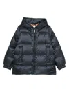 Max Mara Hooded Quilted Coat In Black