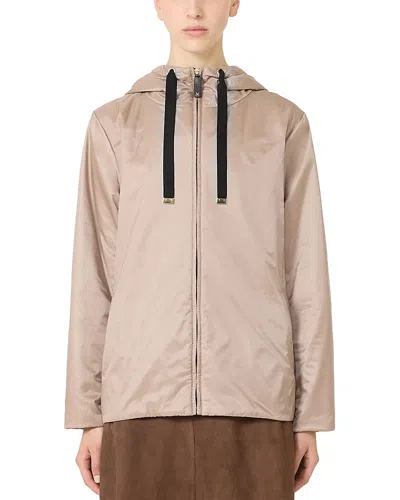 MAX MARA HOODED QUILTED JACKET