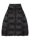 Max Mara Hooded Quilted Puffer Jacket In Black