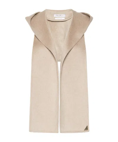 Max Mara Hooded Shawl In Multi
