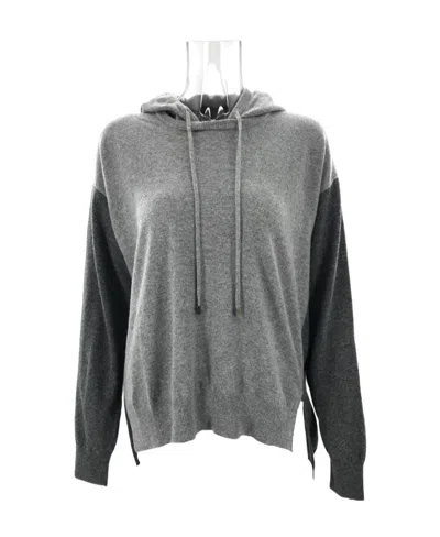 Max Mara Hooded Sweater In Gray