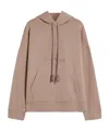 Max Mara Technical Cotton Jersey Sweatshirt In Brown