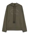 Max Mara Technical Cotton Jersey Sweatshirt In Brown
