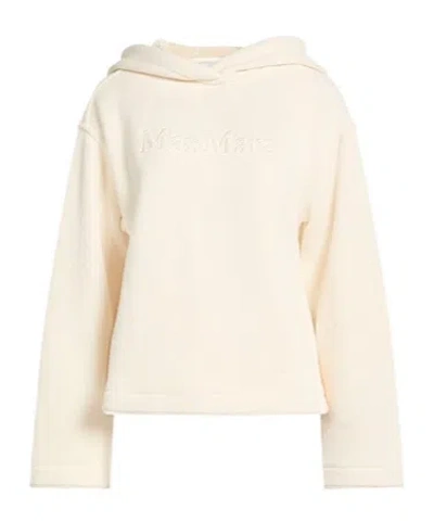 Max Mara Hooded Sweatshirt In White