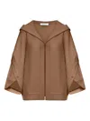 Max Mara Vals Wool And Cashmere Cardigan In Brown