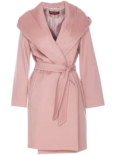 Max Mara Coat In Light Pink