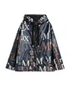 Max Mara Parka Reversibile In Tela Antigoccia In Blue