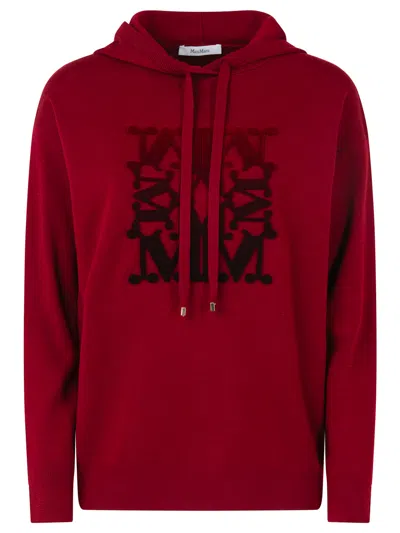 Max Mara Hoodie Sweater In Black