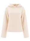 Max Mara Hoodie With Embroidered Logo In Orange