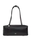 Max Mara Cross-body Satchel Folded Sides In Black
