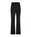Max Mara Flared Trousers In Cady Alabama In Black