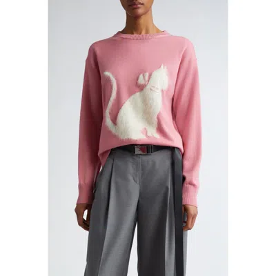 Max Mara 'hot' Brushed Intars In Pink
