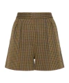 Max Mara Houndstooth Shorts