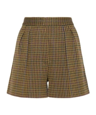 Max Mara Houndstooth Shorts