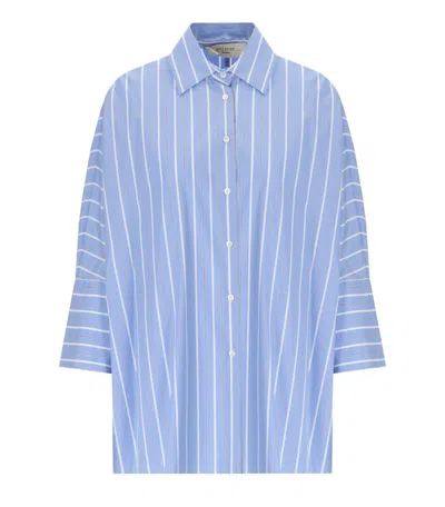 Max Mara Hudson Light Blue Striped Shirt