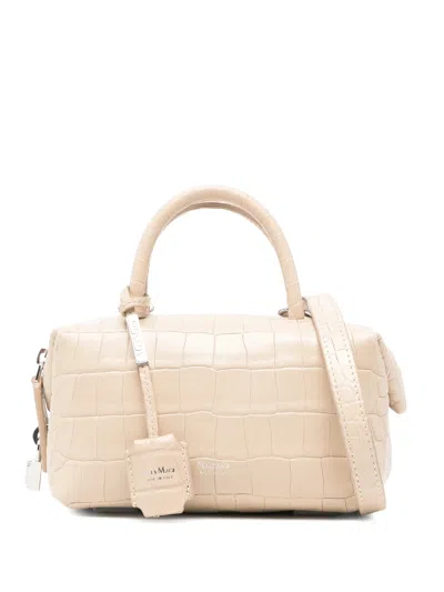 Max Mara Ice Calf Leather Mxaholdallscroc