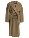 Max Mara Maxmara Madame Virgin Wool And Cashmere Coat In Brown