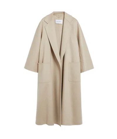 Max Mara Icon Ludmilla Coat In Sand