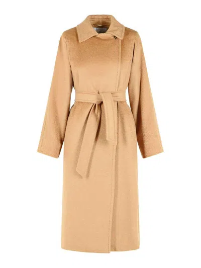 Max Mara Icon Manuela Camel Coat In Neutral