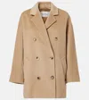 Max Mara Iconic 01801 Wool And Cashmere Coat In Brown