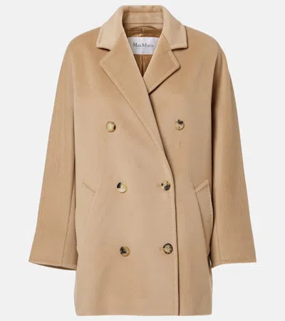 Max Mara Iconic 01801 Wool And Cashmere Coat In Brown