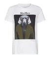 Max Mara Iconic Pattern Knit T-shirt In White