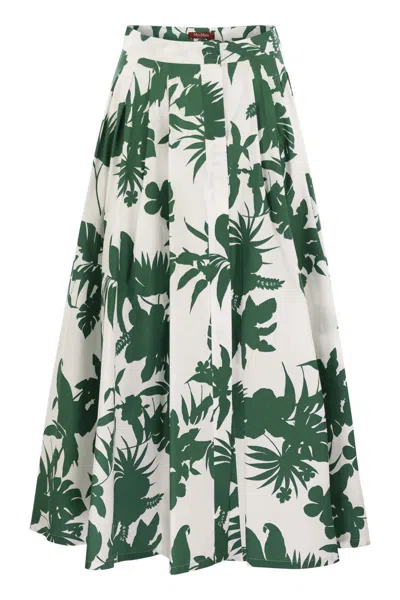 Max Mara Idoneo - Pleated Cotton Skirt
