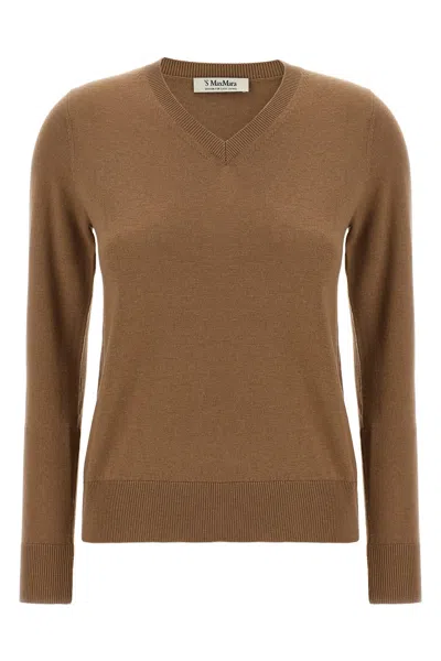 Max Mara 'idoneo' Sweater In Brown
