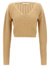 Max Mara Ifrem Sweaters And Cardigans Beige
