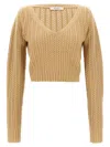 Max Mara Ifrem Sweaters And Cardigans Beige In Beige