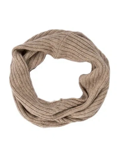Pre-owned Max Mara Infinity Scarf In Neutral