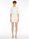 Max Mara Inlay-detail T-shirt In White