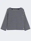 Max Mara Interlock Jersey T-shirt In Blue