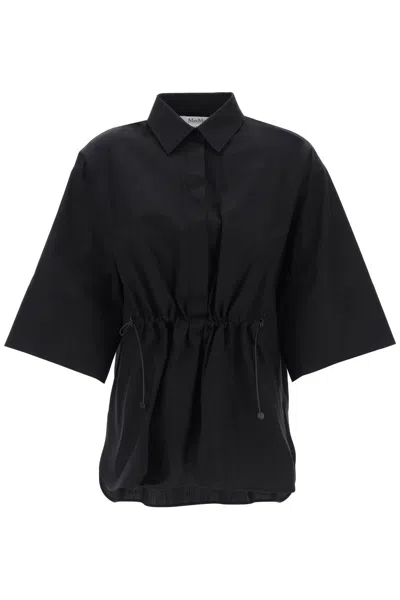 Max Mara Io Di Moda  Wide Blouse In Black