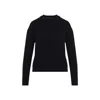 Max Mara Berlina Black Cashmere Pullover In Navy