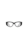 Max Mara Irregular Frame Glasses In Black
