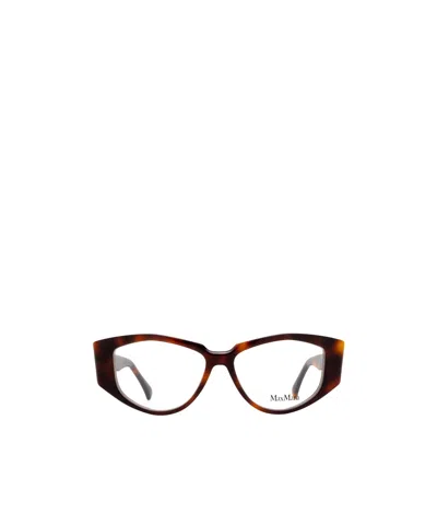 Max Mara Irregular Frame Glasses In Multi