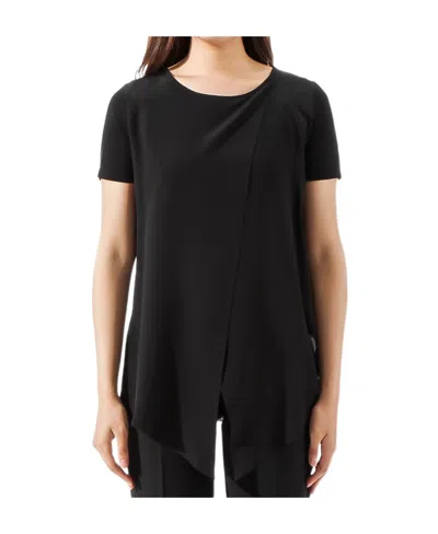 Max Mara Item O-neck Short-sleeved T-shirt In Black