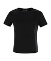 Max Mara Adelio Black Viscose Blend T-shirt In Black