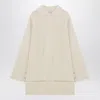 Max Mara Ivory Blouse In Viscose Yarn Women In Brown