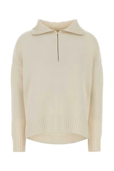Max Mara Ivory Cashmere Oversize Crasso Sweater In Neutral