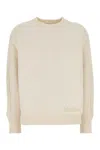 Max Mara Women Ivory Cotton Blend Cral Cardigan