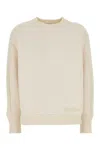 Max Mara Women Ivory Cotton Blend Cral Cardigan