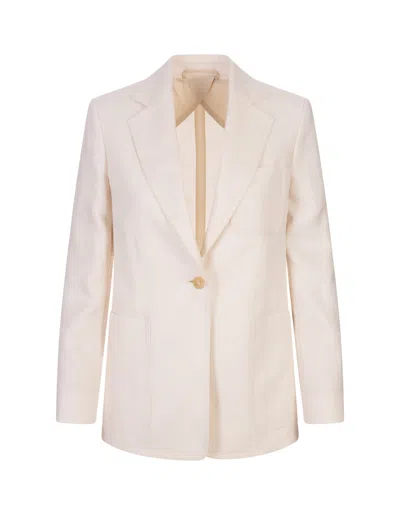 MAX MARA IVORY WHITE BOEMIA JACKET