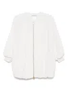 Max Mara Ivory Wool Blend Cirino Jacket In White
