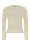 Max Mara Ivory Wool Manto Sweater In Multi