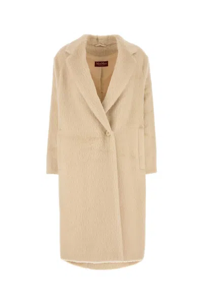 Max Mara Ivory Xavier Eco Fur In Brown